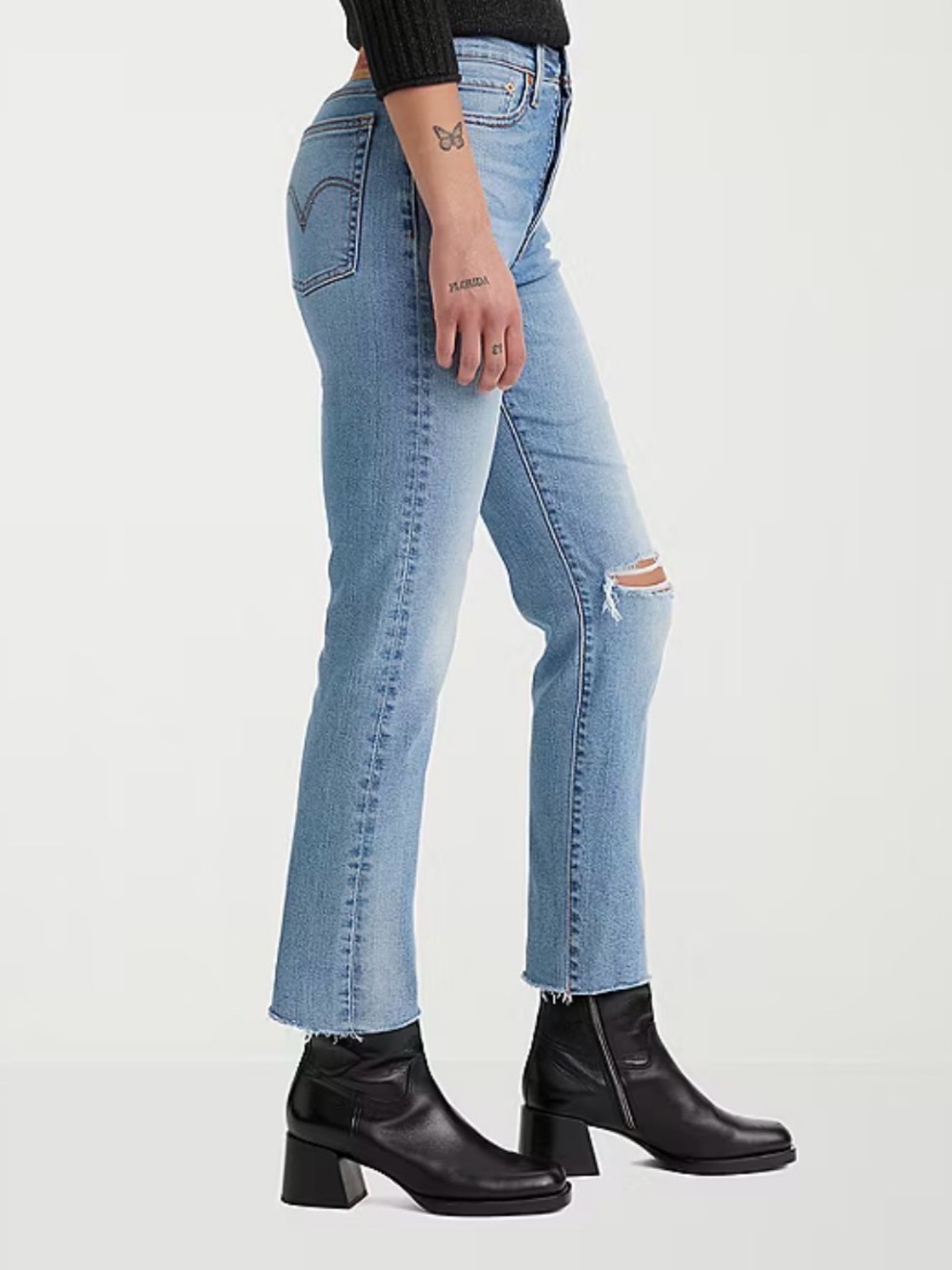 Levi's Premium Wedgie Straight High Rise Jeans